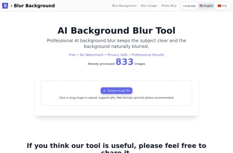 AI Background Blur: Free Tool