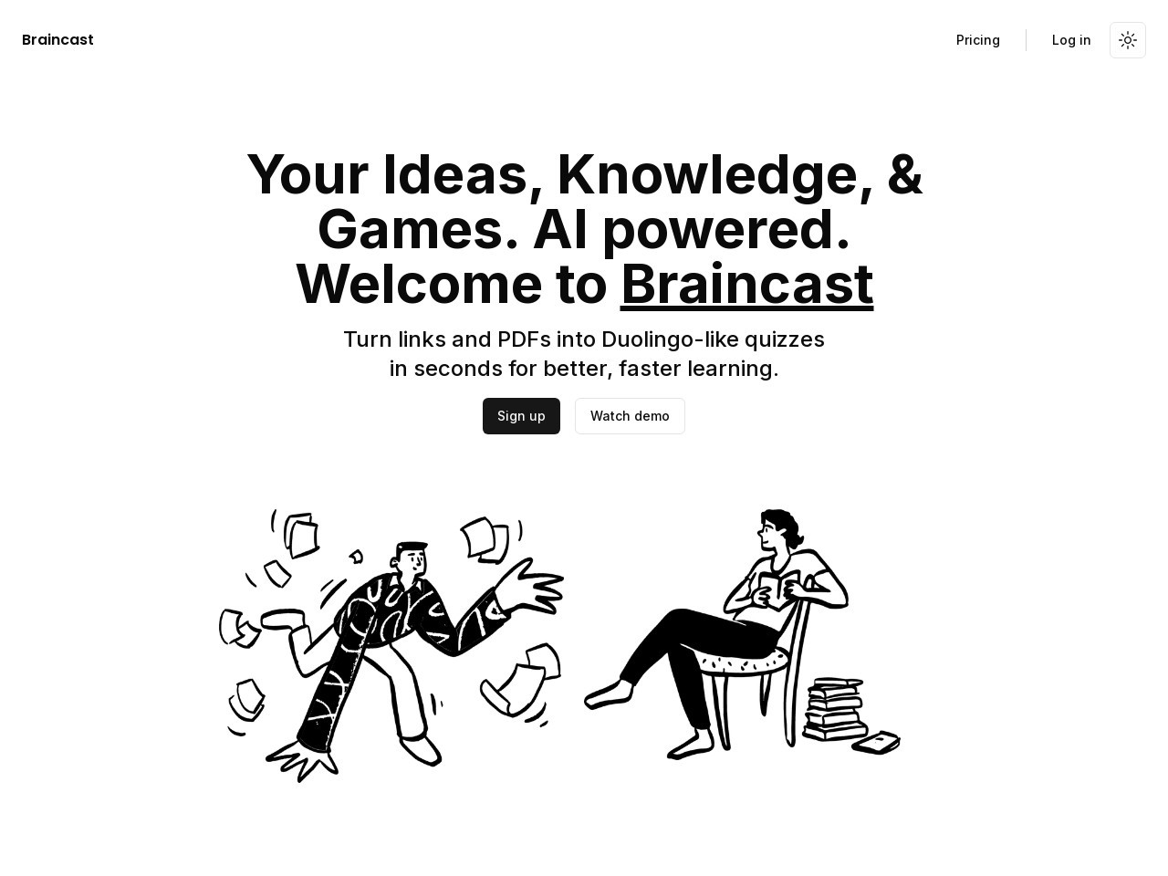 Braincast官网 – 个性化知识的Duolingo