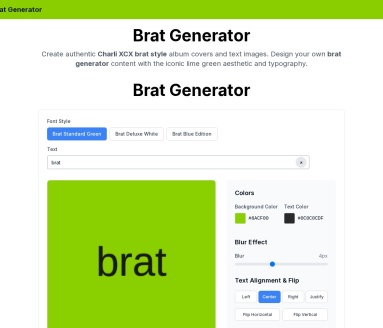 Brat Generator