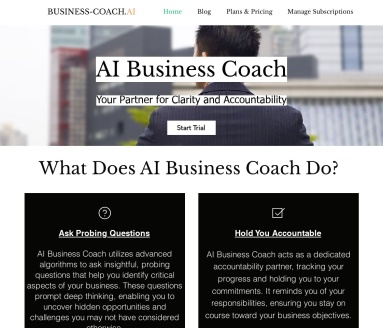 AI Business Coach官网 – 引导你走向成功的智能教练
