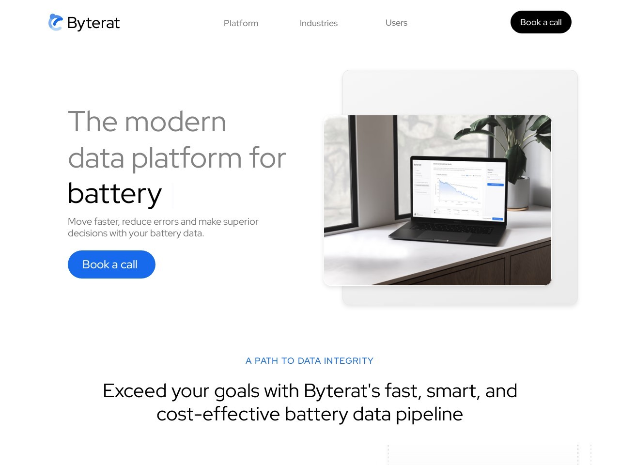 Byterat官网 – 电池研究与工程的全端云平台