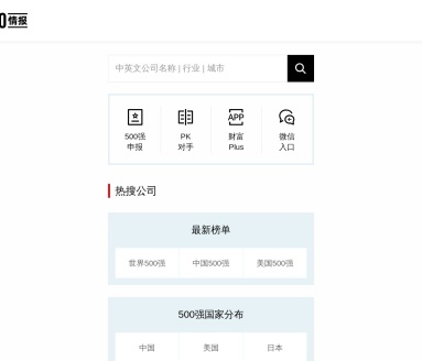 财富500强情报中心