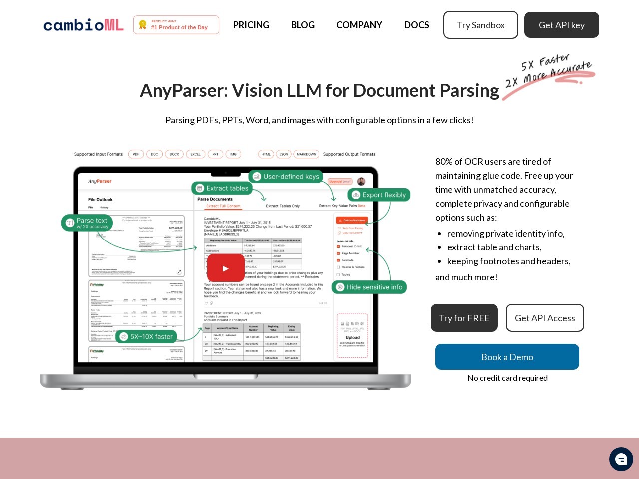 AnyParser官网 – 简化数据录入的智能工具