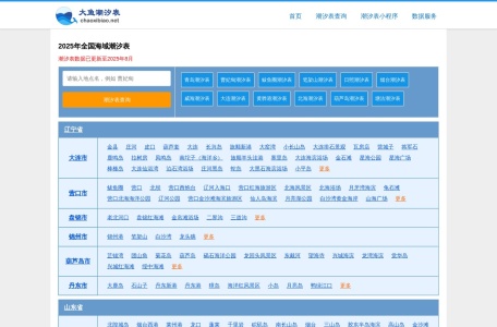 大鱼潮汐表