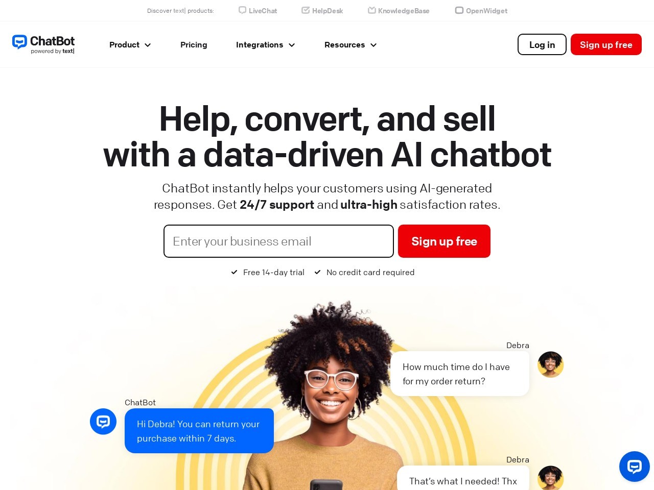 ChatBot官网 – 为您提供个性化的聊天机器人服务