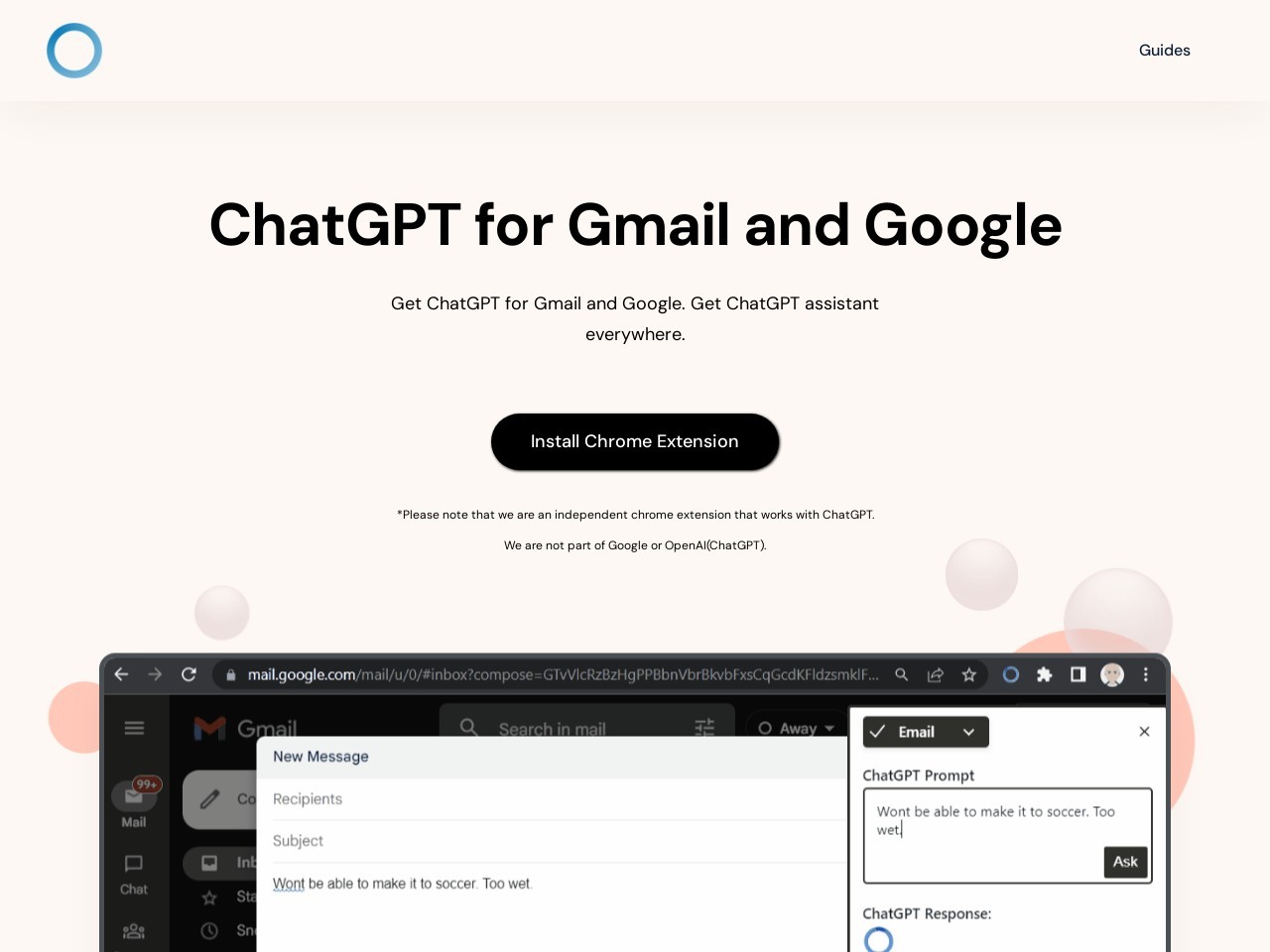 ChatGPT Everywhere-将ChatGPT智能带入Google和Gmail