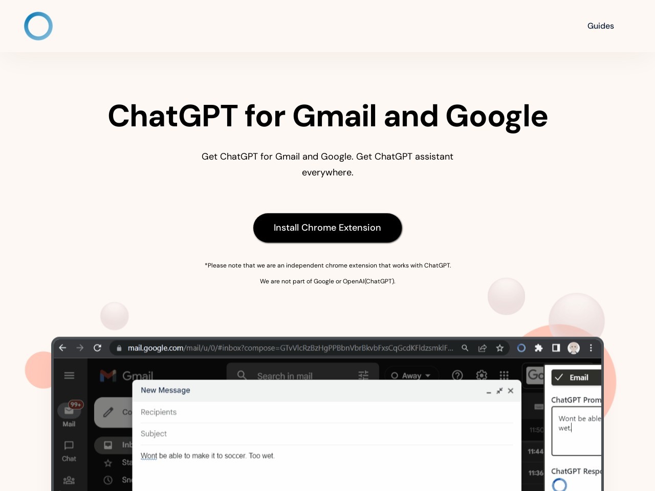 ChatGPT Everywhere官网 – 将ChatGPT智能带入Google和Gmail