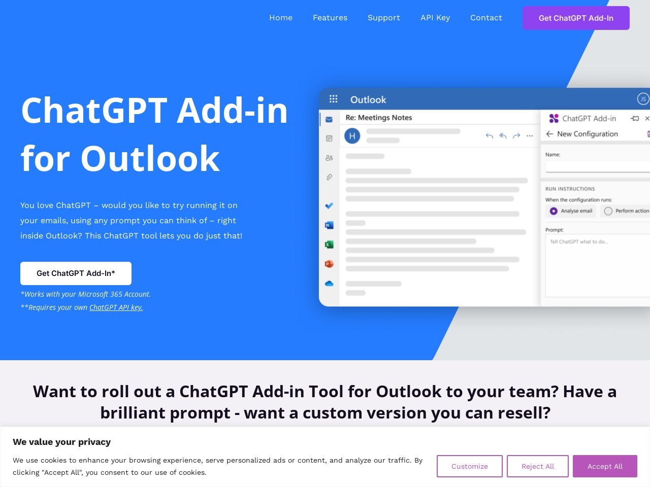ChatGPT Add-in for Outlook官网 – 在Outlook中使用ChatGPT的免费插件