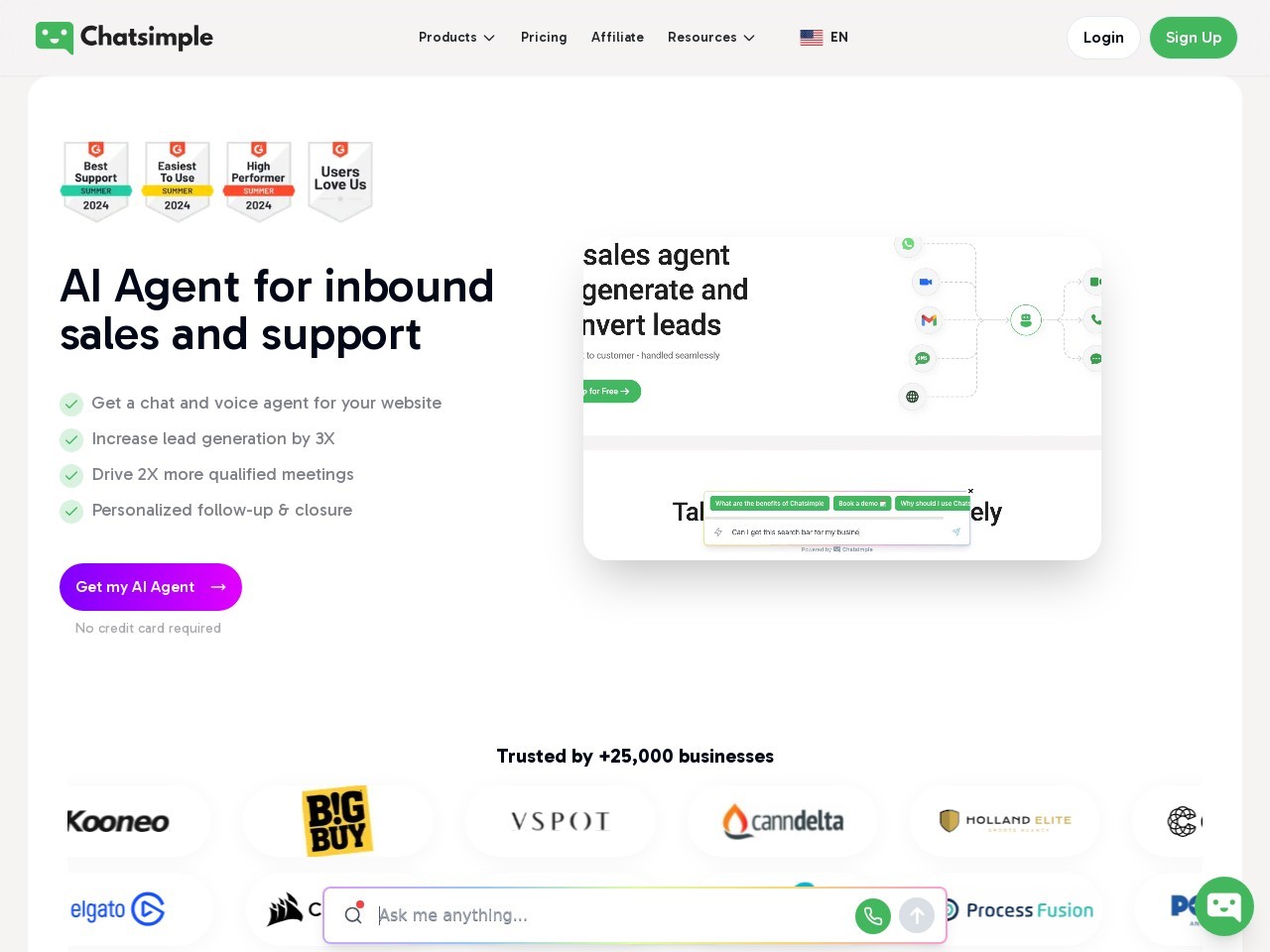 Chatsimple官网 – 提升网站访客互动的智能工具
