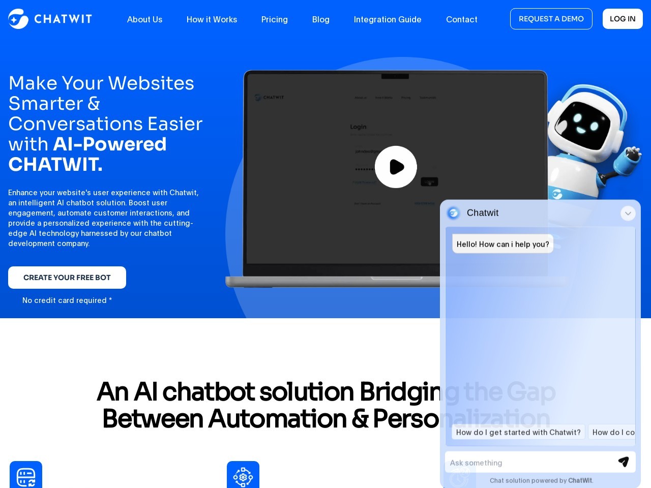 Chatwit – AI Powered Chatbot-智能聊天机器人解决方案