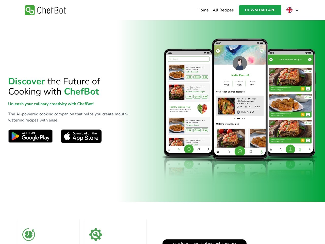ChefBot官网 – 智能厨房助手，轻松变身大厨
