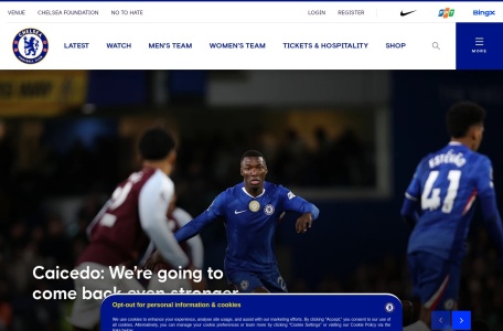 切尔西足球俱乐部官网