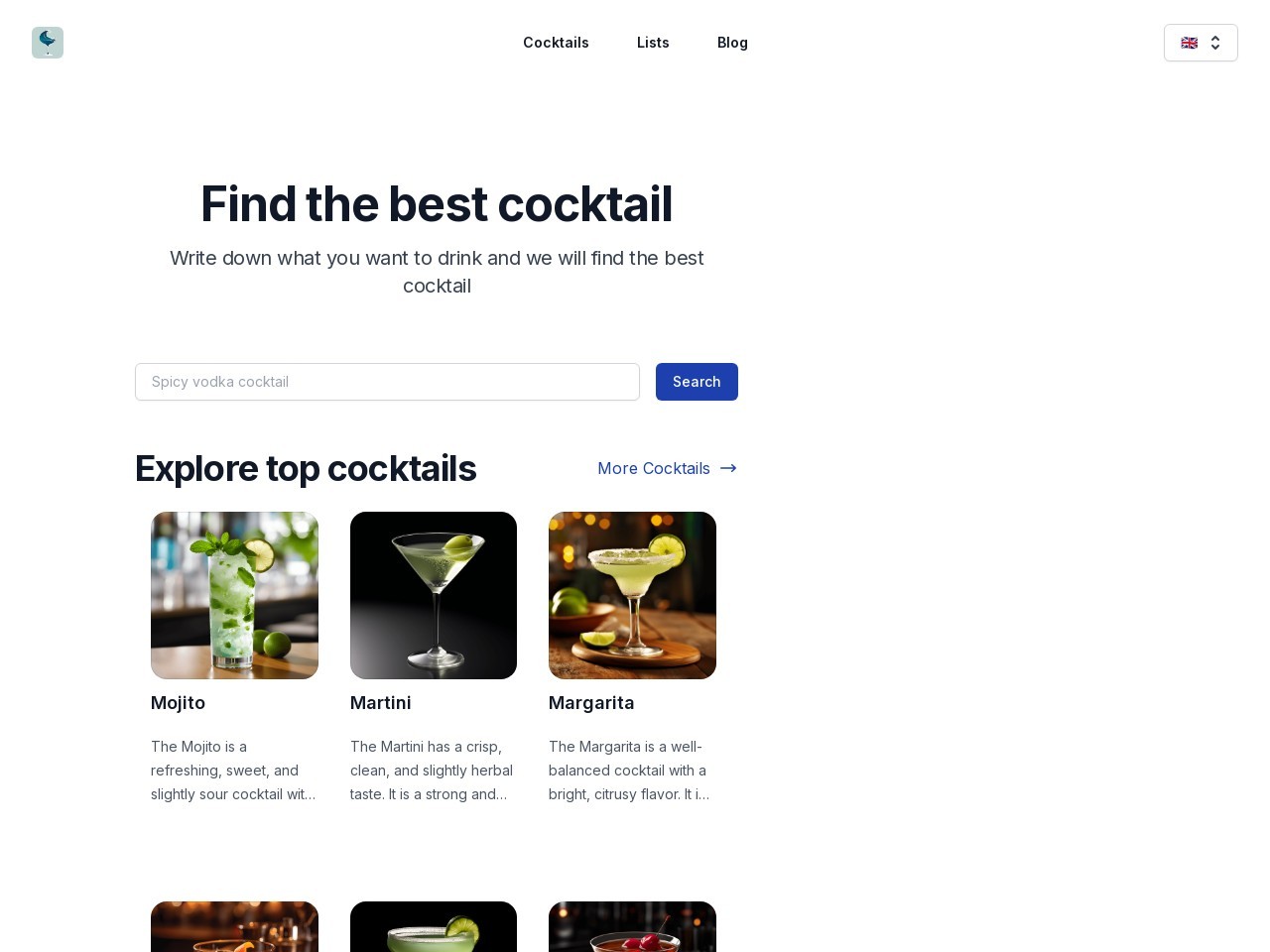CocktailWave官网 – 帮你找到最好的鸡尾酒食谱