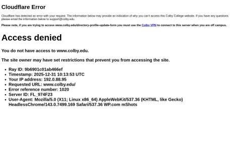 科尔比学院官网