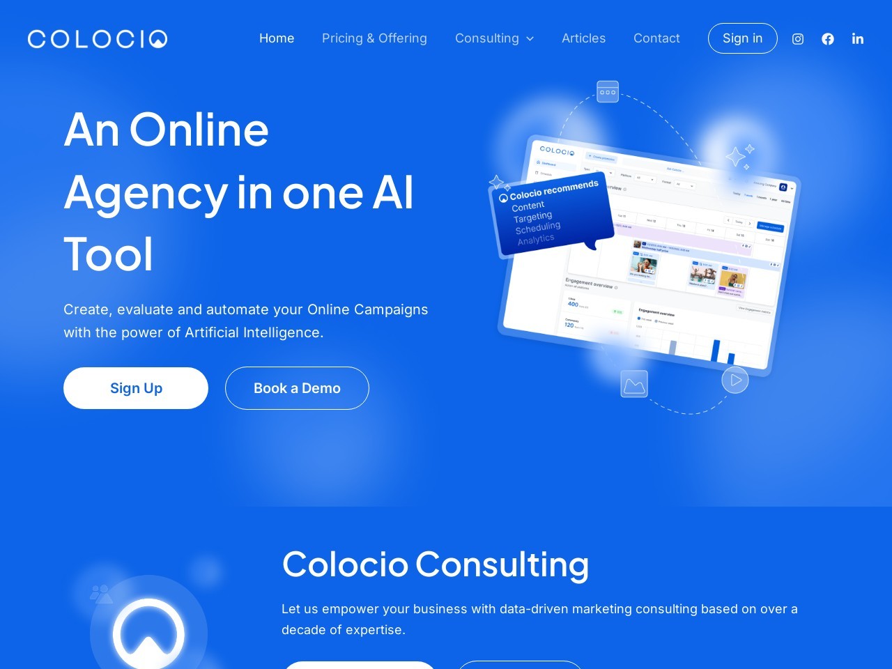 Colocio AI官网 – 全能的在线营销AI工具