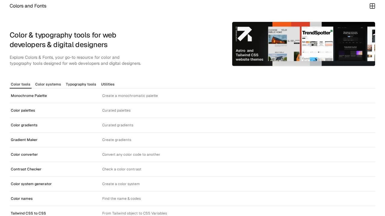 Colors and Fonts