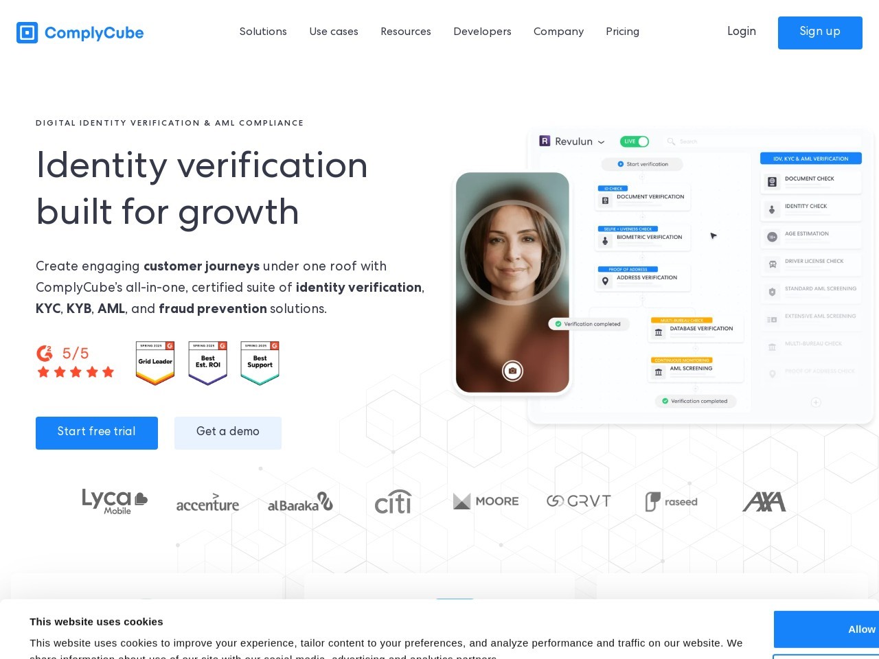 ComplyCube官网 – 智能身份验证与合规解决方案