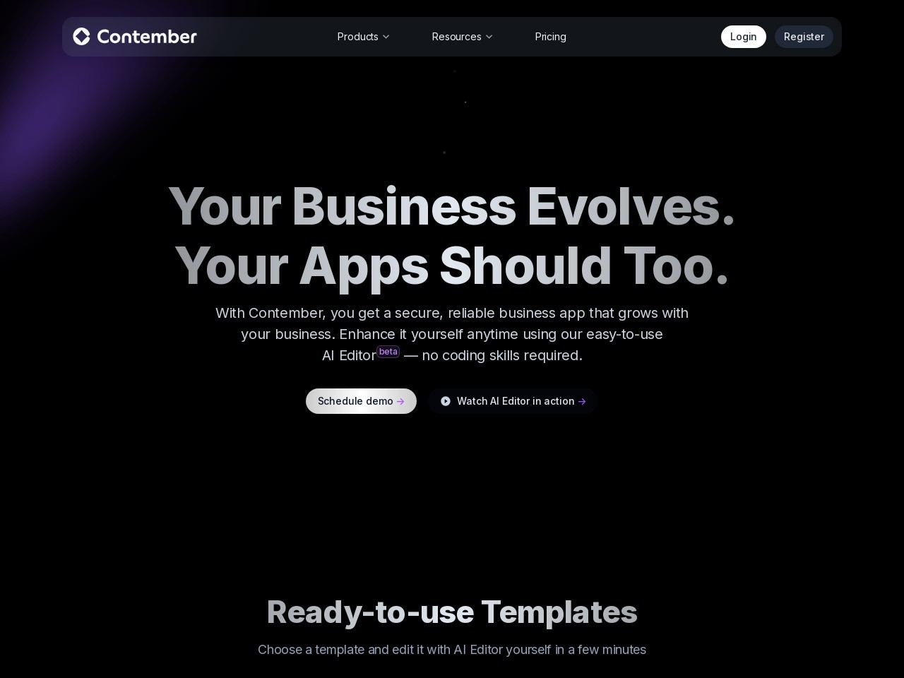AI-assisted Contember Studio官网 – 快速开发后端平台