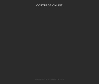 Copypage官网 – AI驱动的内容生成工具