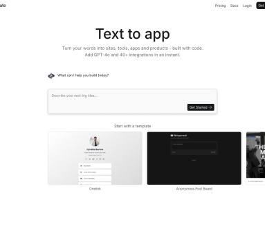 Autodevs by Create官网 – AI驱动的快速原型开发工具