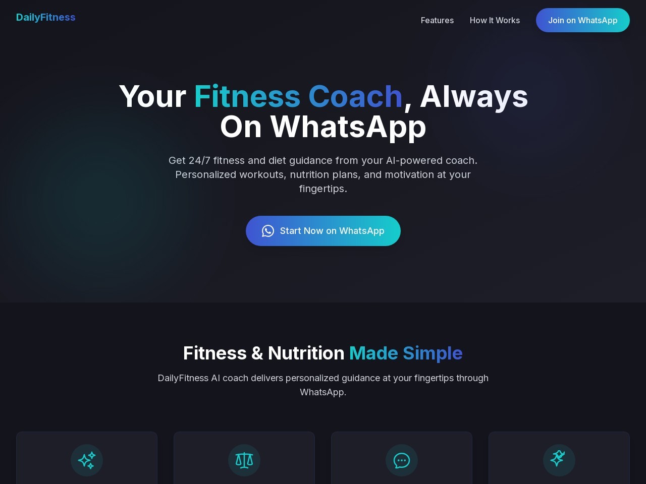 DailyFitness官网 – 全天候AI健身助手