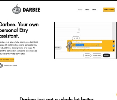 Darbee.io官网 – 智能电商工具，助力Etsy产品优化