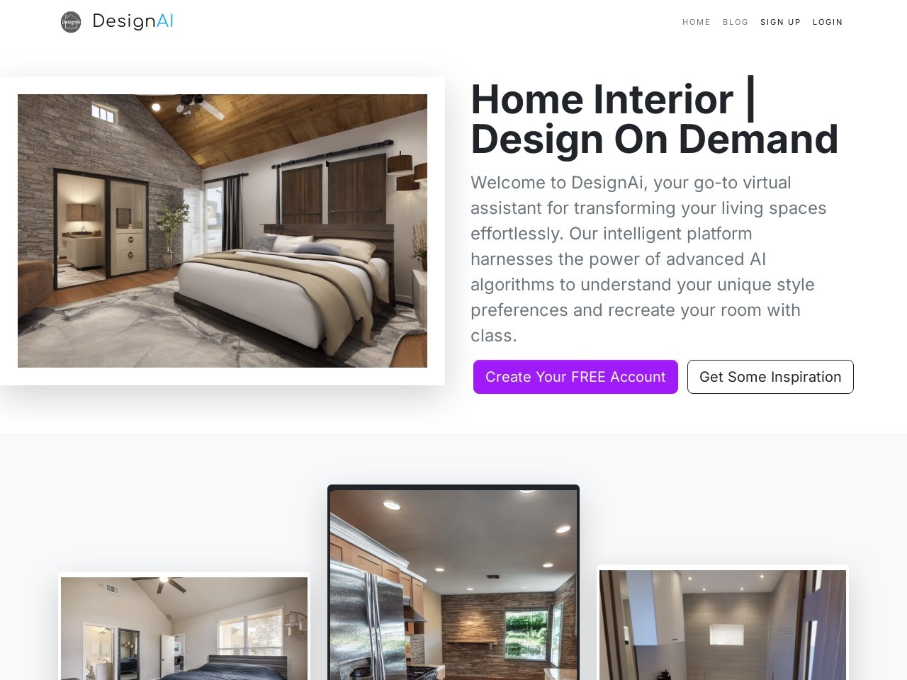 DesignAi官网 – 智能室内设计与可视化工具
