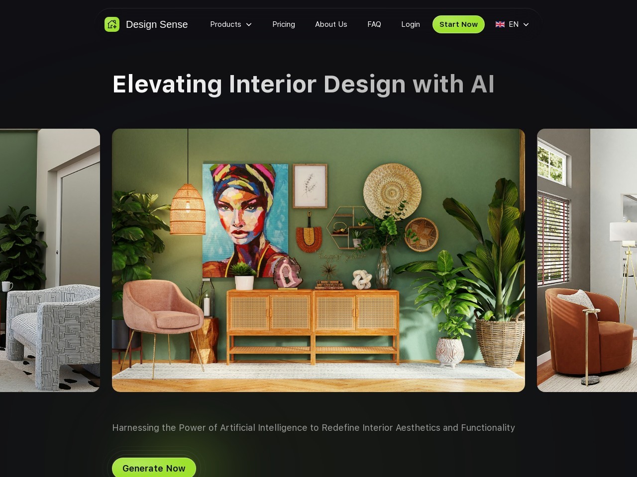 DesignSense AI官网 – 一款革命性的室内设计应用