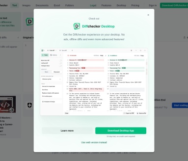 文档比较工具网站合集