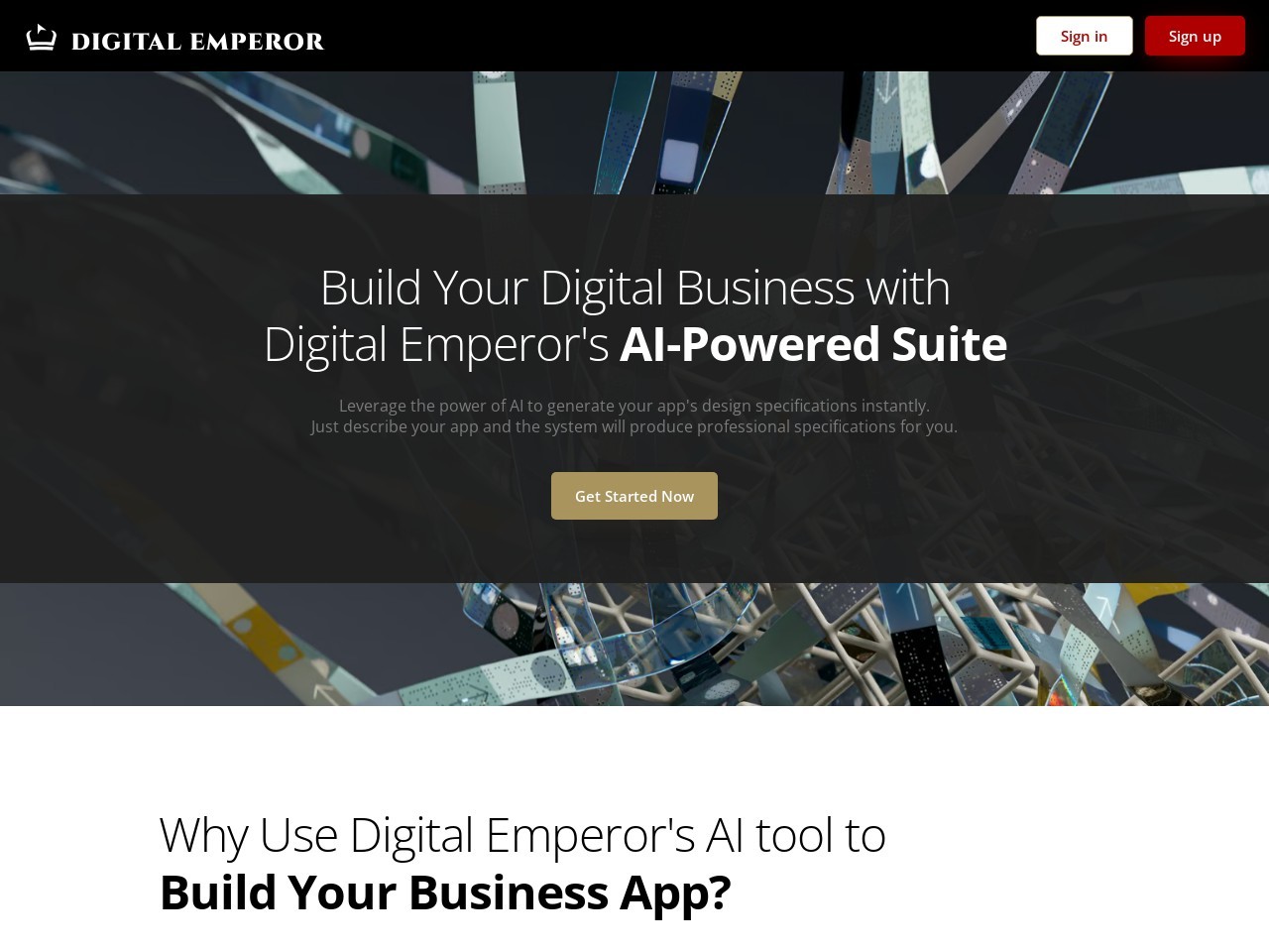 Digital Emperor官网 – 强大的AI工具，助力应用开发
