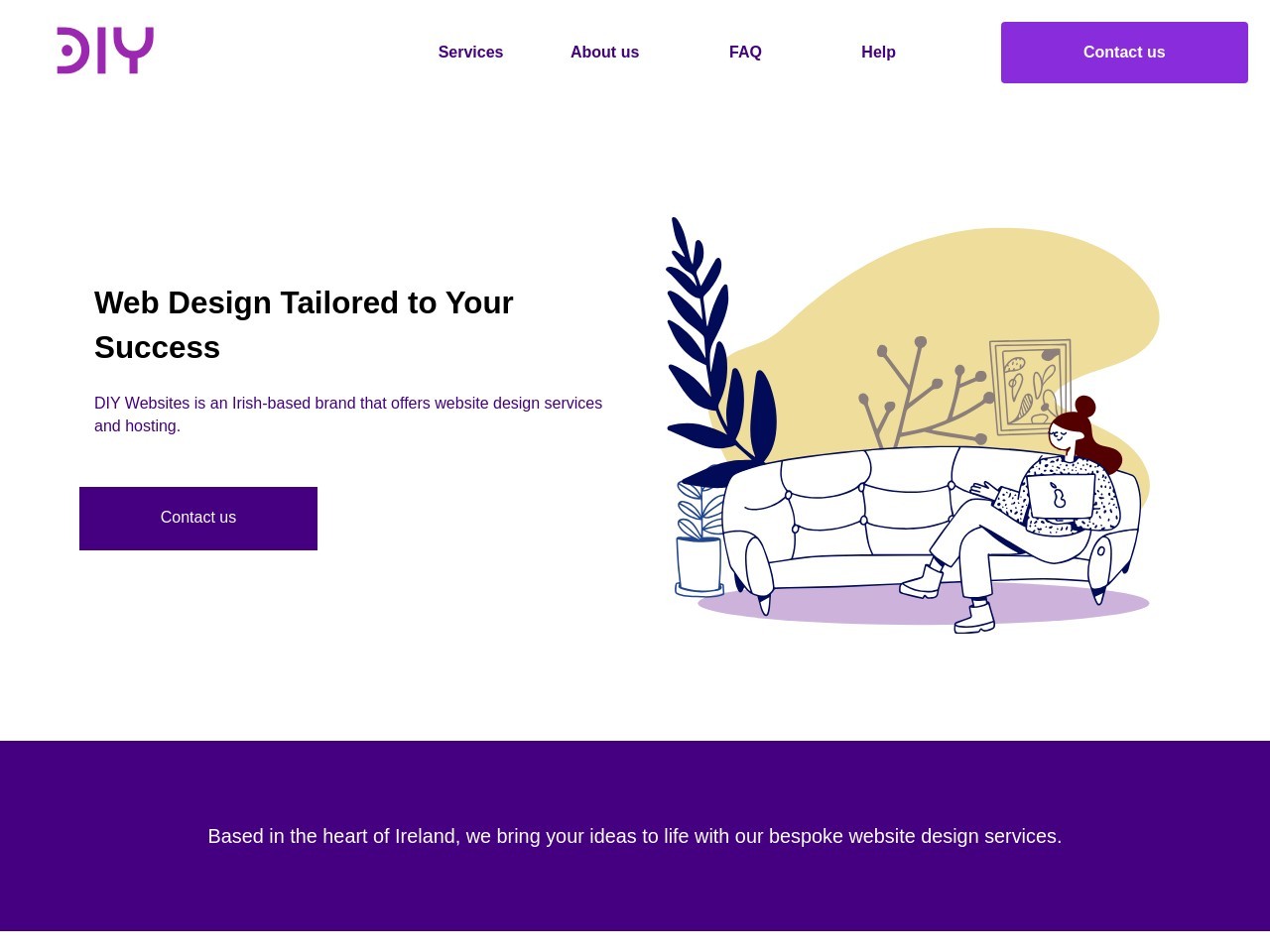 DIY Websites AI Website Builder官网 – 一分钟内生成商业网站