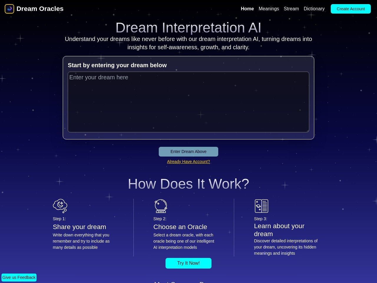 Dream Oracles