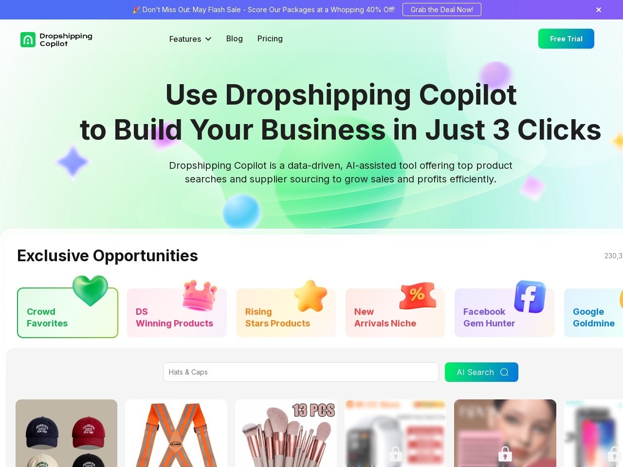 Dropshipping Copilot官网 – 智能化的代发货助手