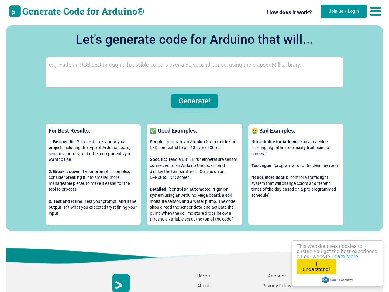 Duino Code Generator Arduino代码生成