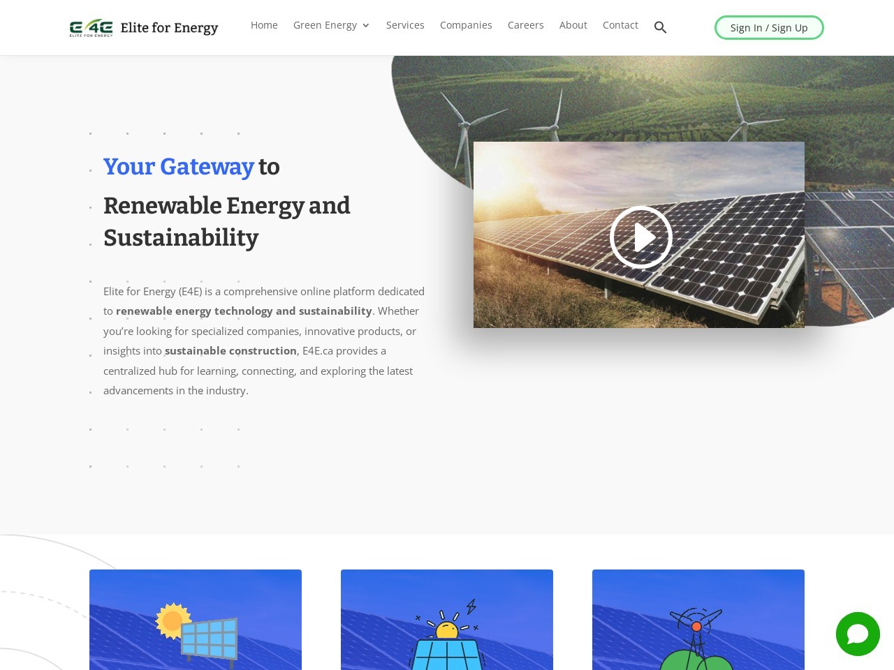 Elite4Energy (E4E)官网 – 全面的可再生能源在线资源