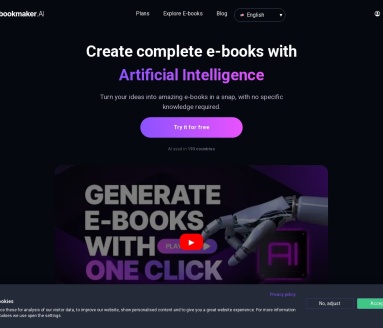 ebookmaker.ai官网 – 简化电子书创建的AI平台