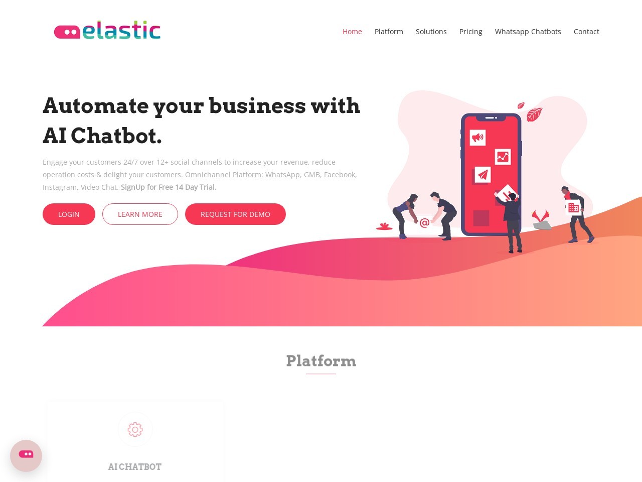 Elastic Bot官网 – 智能高效的企业聊天机器人