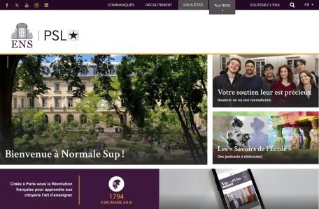 巴黎高等师范学校官网