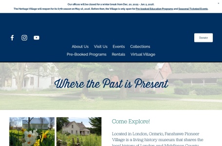 安大略凡绍开拓村官网