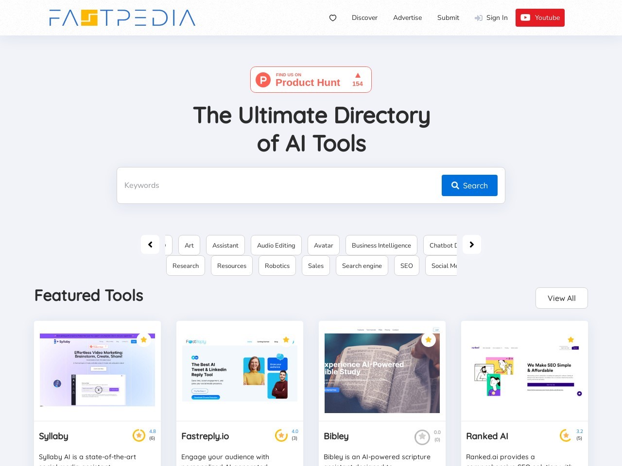 Fastpedia-终极AI工具目录