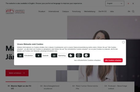 上奥地利州高等专业学院官网