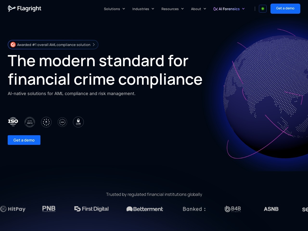 Flagright AI官网 – 金融服务的合规与反欺诈解决方案