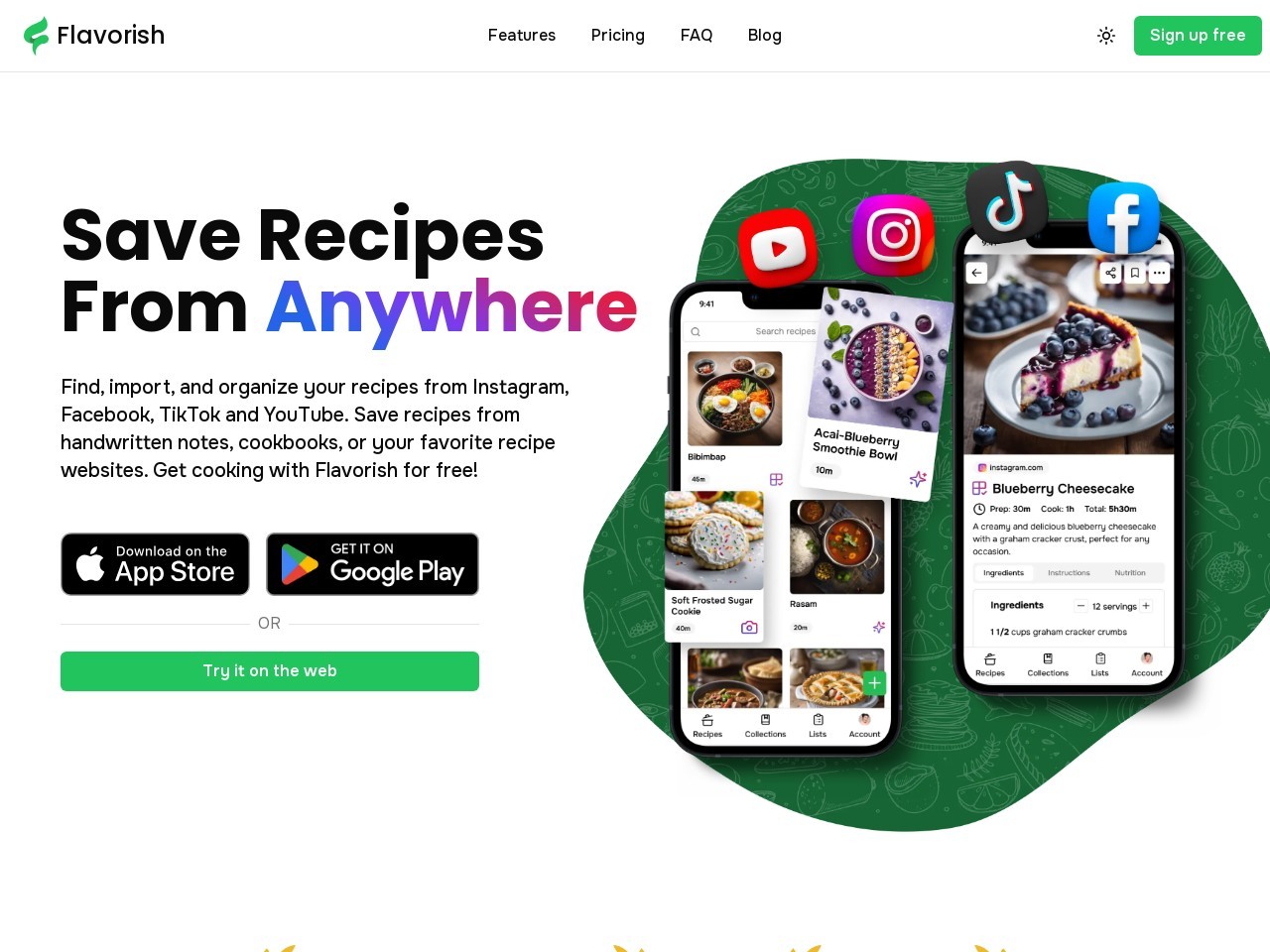 Flavorish官网 – 简化烹饪的AI平台