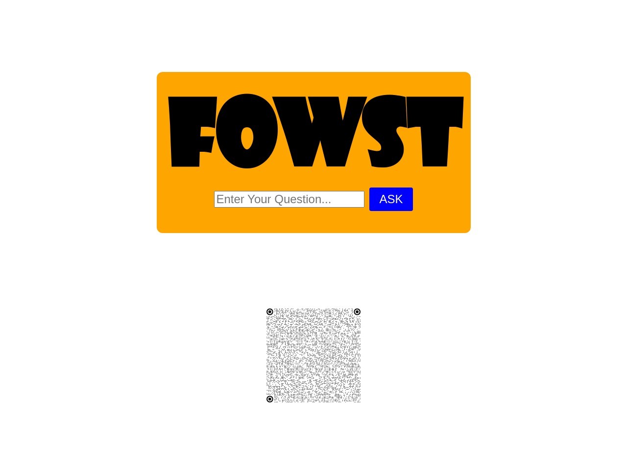 Fowst Online A.I.官网 – 专为手机优化的人工智能前端