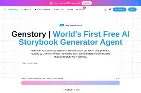 Gemini Storybook- free ai story generator