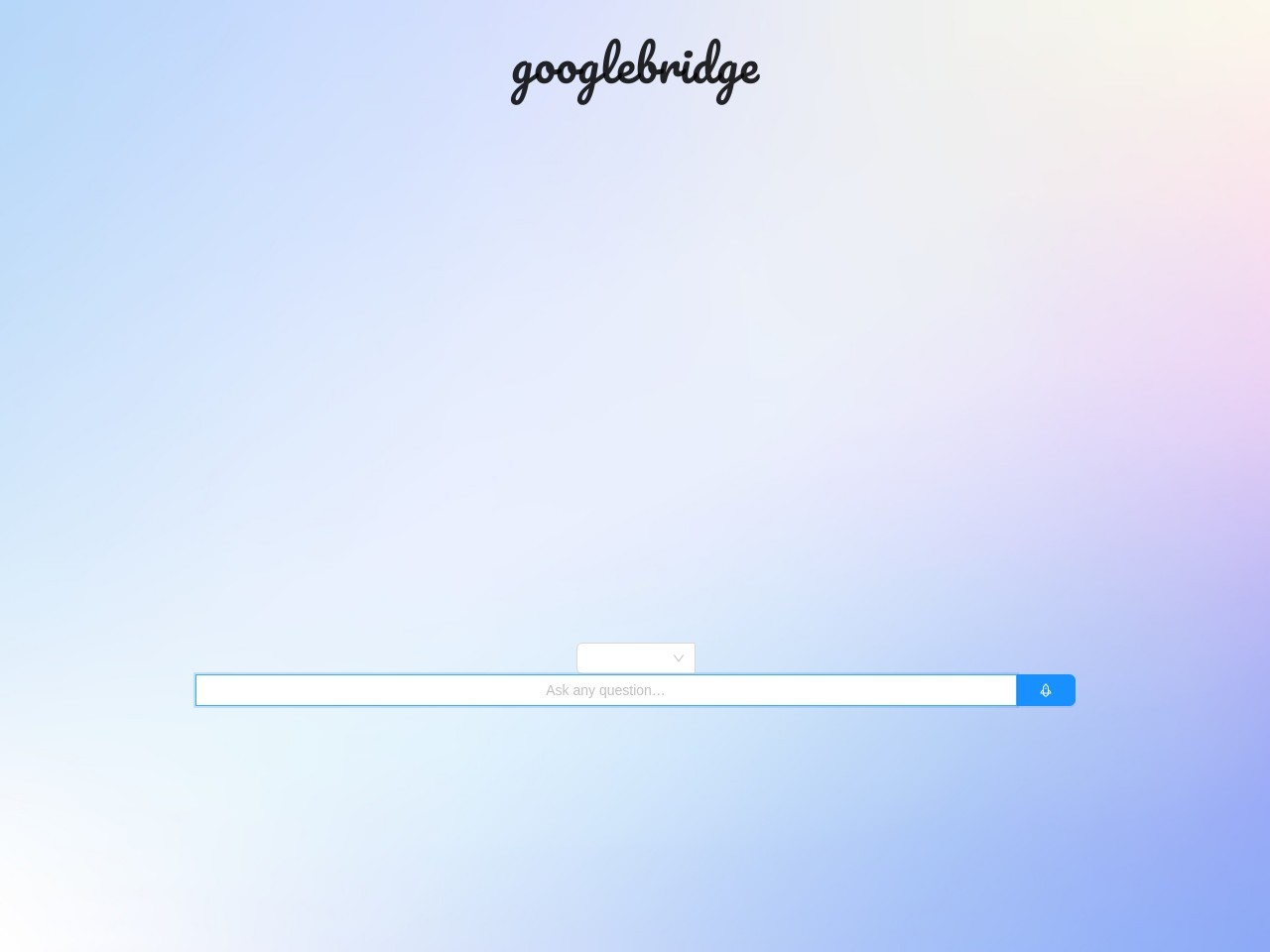 GoogleBridge官网 – 将搜索与对话结合的创新平台