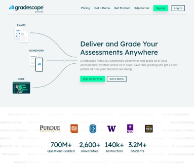 Gradescope：全学科 AI 自动批改作业工具翻译站点