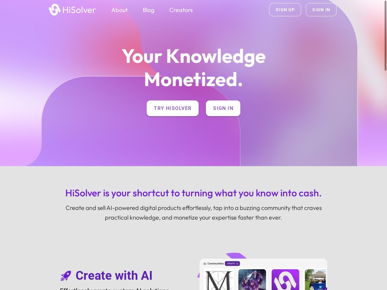HiSolver官网 – AI驱动的学习中心