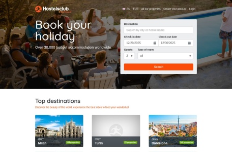 HostelsClub官网