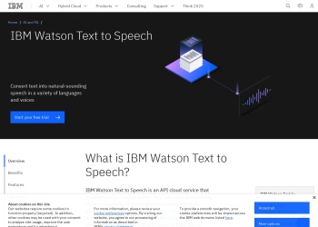 IBM Watson文字转语音